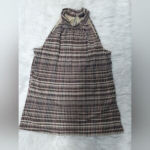 New York & Company Brown/Tan Top Size M